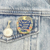 Jubly Umph Lapel Pin - There's No Flowers Without Rain