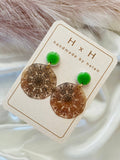 HxH Dangles - Starburst Green Jade