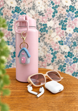 Felt House Keychain - Pink