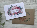Card - Sympathy Australian Native Bouquet