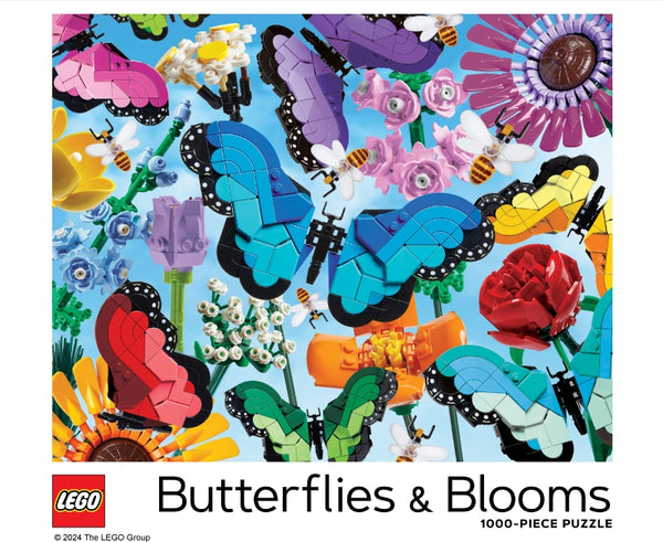 1000 Pc Puzzle - LEGO Butterflies & Blooms