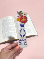 Die Cut Bookmark- Azul Floral