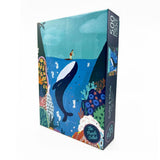 500 Pc Puzzle - The Puzzle Collab - Surfer and Whale