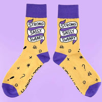 Jubly Umph Large Socks - Strong Sassy Sweary