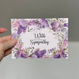 Card - With Deepest Sympathy Lilacs