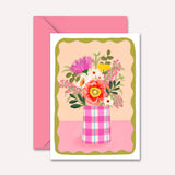NLO Card - Vase Floral Bouquet