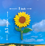 Happily Plants Pin - Flower Sunflower