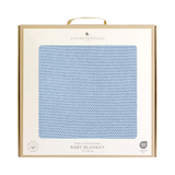 Pram Knitted Blanket - Celestial Blue