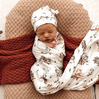 Jersey Wrap & Beanie Set - Koala