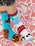 Pals Socks Kids Sml - Milk & Cookies
