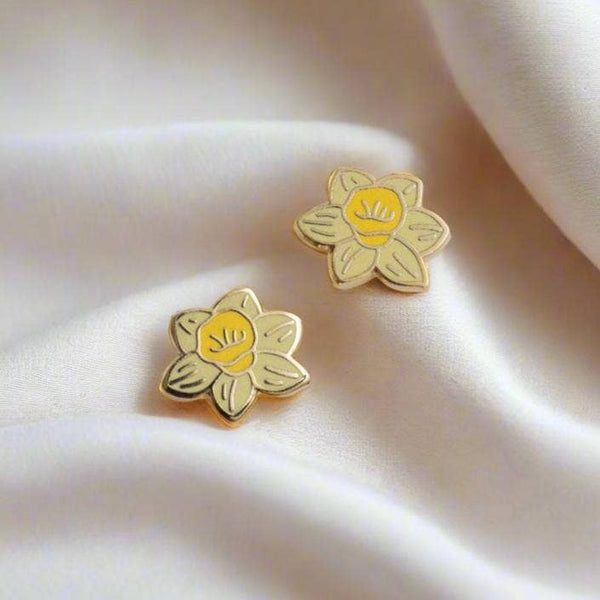 Occasionalish Earrings - Yellow Daffodil
