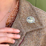 Bridget Farmer Enamel Pin - Regent Honeyeater Certified Bird Nerd