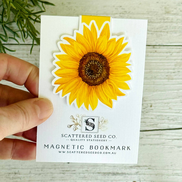 Magnetic Bookmark - Sunflower