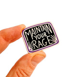 Jubly Umph Lapel Pin - Maintain Your Rage