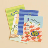 Daymaker - Happy Birthday Blue Chunky Stripe
