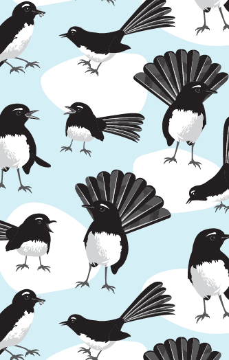 Tea Towel - Willie Wagtail