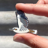 Bridget Farmer Enamel Pin In Flight - Kookaburra