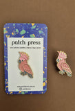 Patch Press Pin - Aus Cockatoo Sulphur Crested