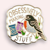 Jubly Umph Lapel Pin - Obsessively Making Stuff