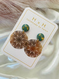 HxH Dangles - Starburst Green Jade