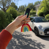 Felt Rainbow Keychain - Fairy Floss