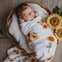 Organic Muslin Wrap - Sunflower