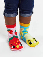 Pals Socks Kids Sml - Strawberry & Banana