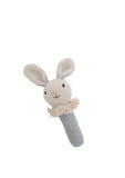Bunny Knitted Rattle - Dusty Blue