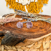 Studs - Mira Sea Shell Purple