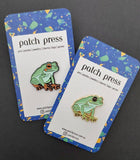 Patch Press Pin - Aus Green Tree Frog (gold metal)
