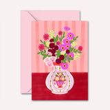 NLO Card - Vase Bright Bouquet
