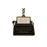 Keyring Metal - Pulteney Press (I Will Write)