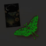 Happily Plants Pin - Luna Moth Pin