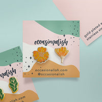 Occasionalish Earrings - Golden Poppy