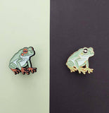 Patch Press Pin - Aus Green Tree Frog (gold metal)