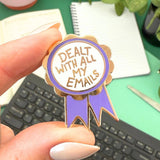 Jubly Umph Lapel Pin - Award Dealt With All My Emails