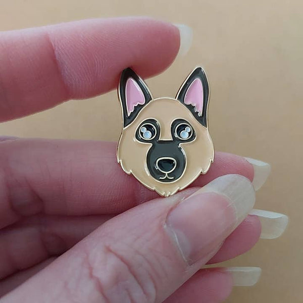 Patch Press Pin - Dog German Shepherd