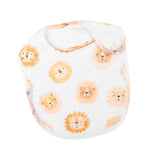Organic Cotton Bib - Lions