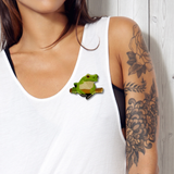 Selatan Brooch - Green Tree Frog