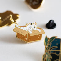 Occasionalish Pin - Box Cat