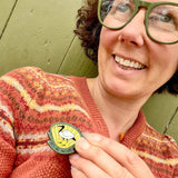 Bridget Farmer Enamel Pin - Ibis Are Awesome