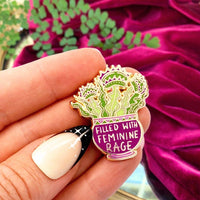 Jubly Umph Lapel Pin - Filled With Feminine Rage