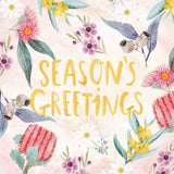 Christmas Card Wallet - Festive Flora