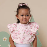 Frill Snuggle Bib - Cherry Blossom