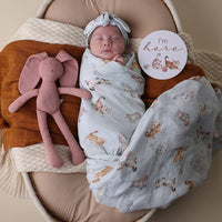 Organic Muslin Wrap - Kittens