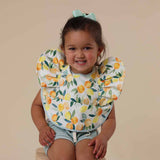 Frill Snuggle Bib - Citrus Squeeze