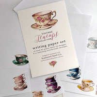 Letter Writing Set - Vintage Teacup