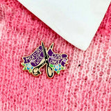 Jubly Umph Lapel Pin - Measure Twice Cuss Once