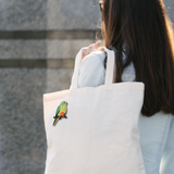 Selatan Brooch - Bird Orange-bellied Parrot