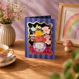 Paper Cut Card - Birthday Bloom Vase